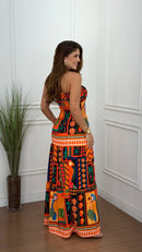 Vestido Tomara Que Caia Lastex Pilar Laranja